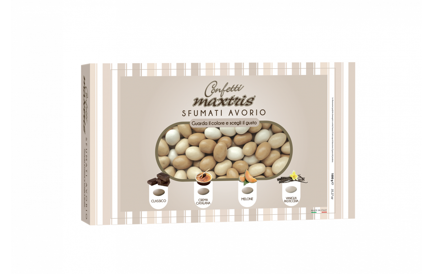 Confetti sfumati avorio maxtris – Sweet Island: crea il tuo tesoro!