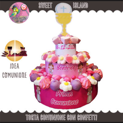 Torta di caramelle Unicorno – Sweetie candy shop